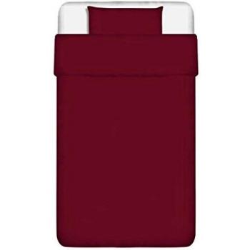 Cotone Borgogna Set Copripiumino 135x200 cm