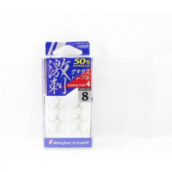 Hameçon Triple GHT-4TN Taille 8 Major Craft Power 4 (3322)
