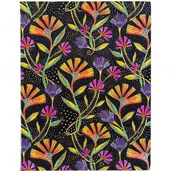 Flexi a copertina morbida Paperblanks, Righe, Fiori Selvatici, Ul...