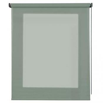 Ventana Verde Enrollable Transparente