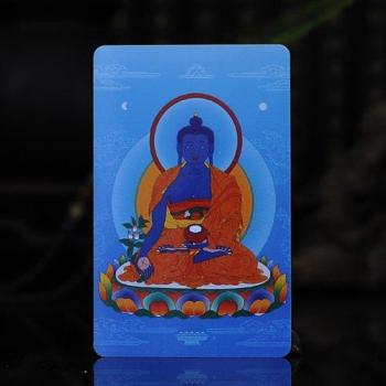 Medicine Buddha Safe Card
