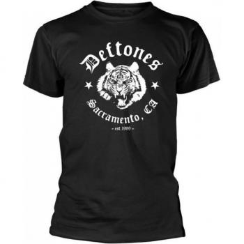 Camicetta Uomo/Donna Deftones Sacramento Tiger – Nero XXL