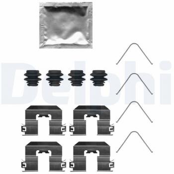 Delphi LX0746 Set di Accessori e Pastiglie Freno