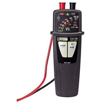 Chauvin Arnoux C.A 742 IP2X Voltage Tester with Acoustic and LED Indicators