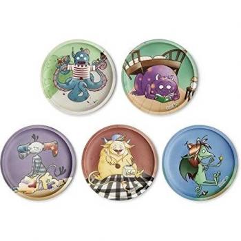 Ergobag Klettie-Set Monsterfreunde matt 5 Kletties