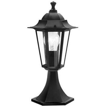 EGLO Piantana Contemporanea Da Esterno Laterna 4 1 Luce Alluminio Fuso Nero