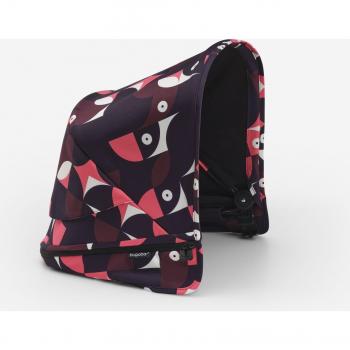 Bugaboo Donkey 5 Cappottina solare Edizione speciale rosa/rossa