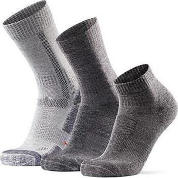 Merino Wool Hiking Socks 3 Pack for Men & Women