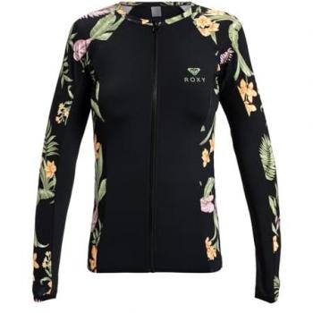 Roxy Veste Rash à Manches Longues Zip Lycra Femme