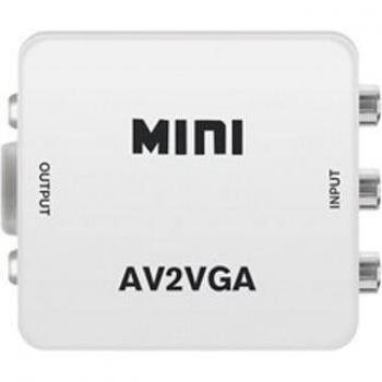 Adaptador de vídeo Mini AV a VGA 1080P
