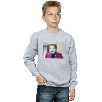Batman vs. Joker Comic Print Sweatshirt (Grey)