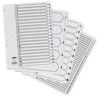 Concord Classic Index Punched 4 Holes 1-200 A4 White Ref