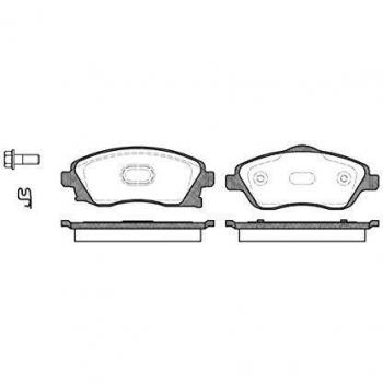 ROADHOUSE 2774-12 Semi-Metallic Brake Pad Kit