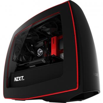 NZXT Manta Mini ITX Red‑Black Fusion