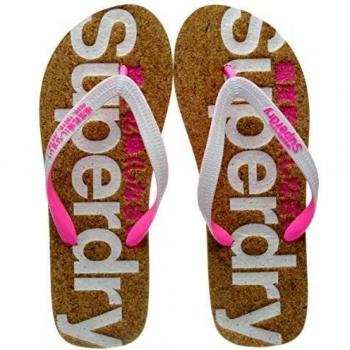 Chanclas Superdry para Mujer, Color Blanco