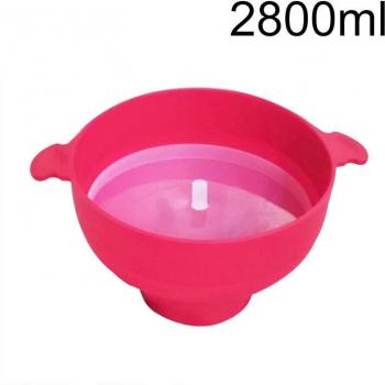 Bol de Silicona para Palomitas, Apto para Microondas