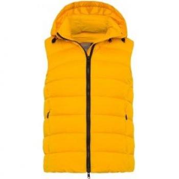 Chaleco Aoraki amarillo de material reciclado de ECOALF para mujer
