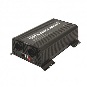 Convertidor de corriente 12V / 230V 1500W Seno Puro con Control Remoto