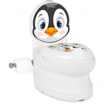 Siège de toilette Pingouin avec effets sonores