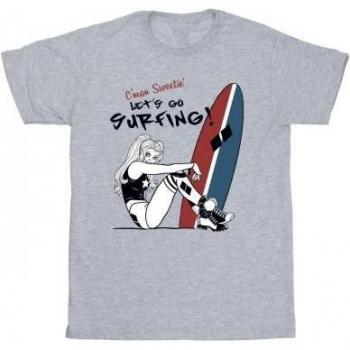 Harley Quinn Let’s Go Surfing Boys T-Shirt