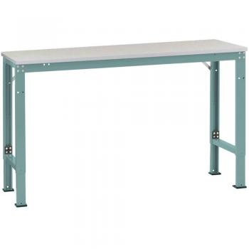 Bureau modular Manuflex Universal, 1750x800 mm, mélamine crème, turquoise