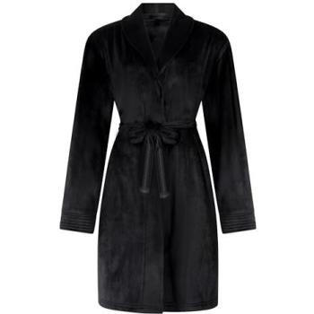 Robe de Nuit Velours Noir Hunkemoller