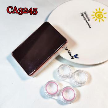 Boîte de voyage pour lentilles de contact 2 paires avec miroir CA3245