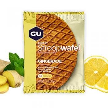 GU Energie Gingerade Waffelgel Stroopwafel 16 × 32 g