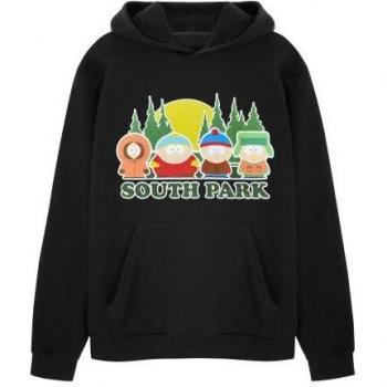 Sweat à capuche South Park Noir Homme