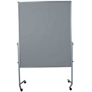 Mobile Moderationswand Legamaster 7‑204500 – 120 × 150 cm, grau, Filzbezug
