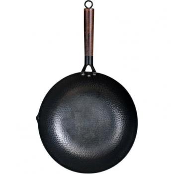 Handgemaakte Ijzeren Wok 32cm
