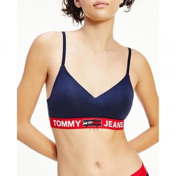 Tommy Hilfiger Bralette Lift para Mujer con Banda Elástica y Detalle de Logo