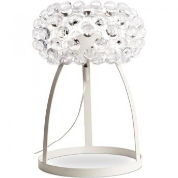 Savoni Mini-Kristall-Wohnzimmertischlampe – Knopfdesign