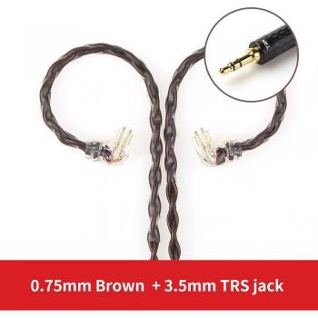 Cable de auriculares TRN T4 OCC 8 núcleos con conector MMCX para modelos TRN V90 VX BA5 V20 V30 ST1 V80