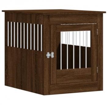 Niche pour chiens chêne marron 64,5x80x71 cm