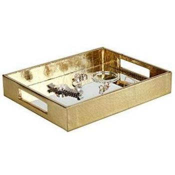 Shimmering Golden Dresser Accent