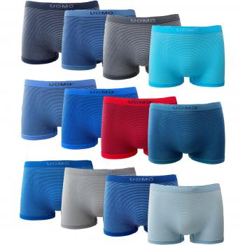 Channo Mini Pack – 12 Boxers pour Enfants avec Shorts Lycra, Sans Coutures