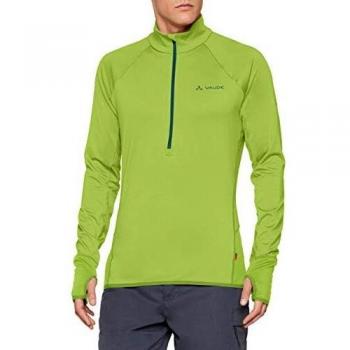 Pull VAUDE Livigno Halfzip Homme Chute Green M