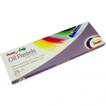 Pentel Soft Oil Pastel Round Crayon Set