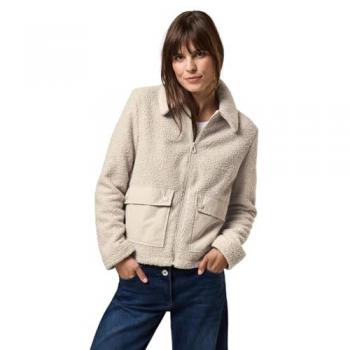 Cecil Flauschige Fellimitatjacke