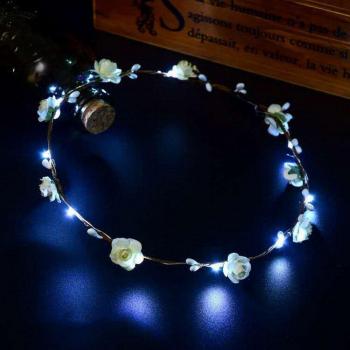 LED Flower Crown Hair Accessories
