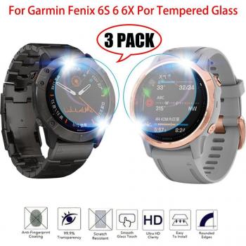 Protector de reloj de vidrio templado 9H para Garmin Fenix 5, 5s Plus, 6S, 6X, 6 Pro