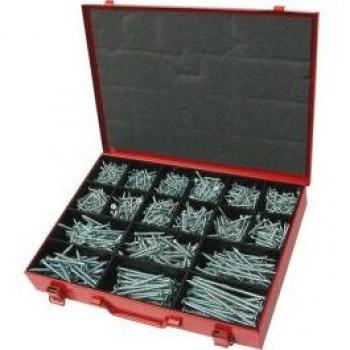 Spaanplaatschroeven verzinkt torx assortimentdoos