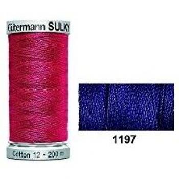 Gutermann No 12 Sulky Cotton Embroidery Thread 1197