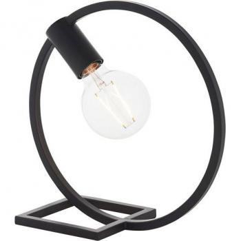 Black Steel Table Lamp 31,2 cm – 2 Luminaires