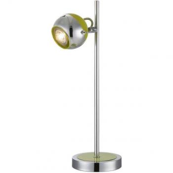 Verstellbare Leseleuchte in Chrom Silber