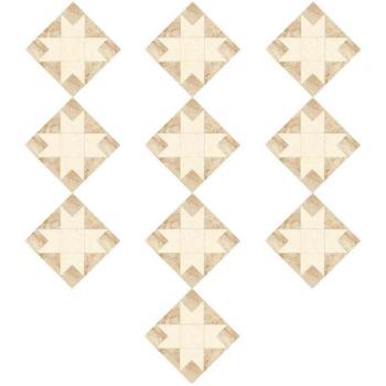 Stilvolle Fliesen-Dekorationsaufkleber