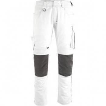 Erlangen Anthracite‑White Workwear Trousers