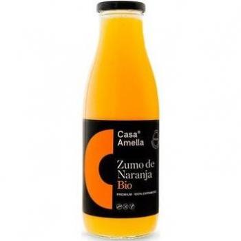 5 x Zumo de naranja Bio sin azúcar 750 ml (Naranja)