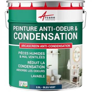 Pintura HidroGuard ArcaScreen – Bloqueo de Condensación y Olores – 2,5 L Azul Verdoso